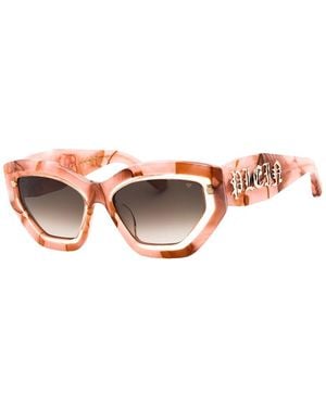 Philipp Plein 55Mm Sunglasses - Pink