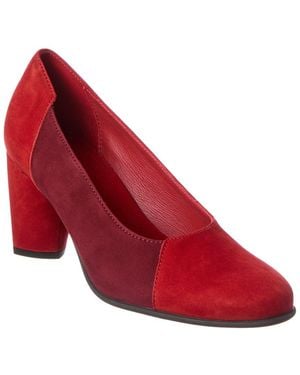 Arche Kelize Suede Pump - Red
