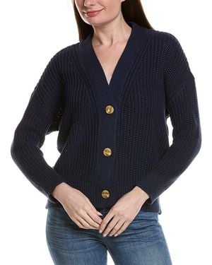 Tommy Bahama Zoe Shaker Stitch Cardigan - Blue
