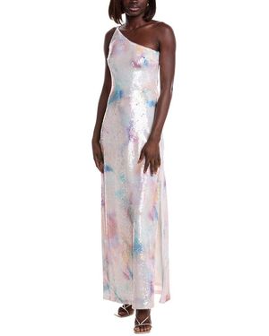ML Monique Lhuillier Paige Sequins Gown - Green