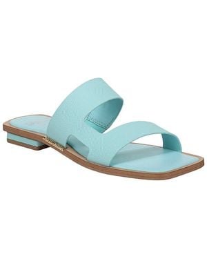 Franco Sarto A-Emily Leather Slide - Blue