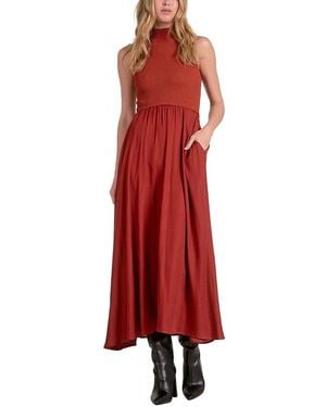 Elan Midi Dress - Red