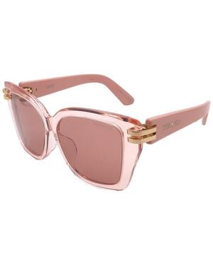 Dior C S1F 56Mm Sunglasses - Pink