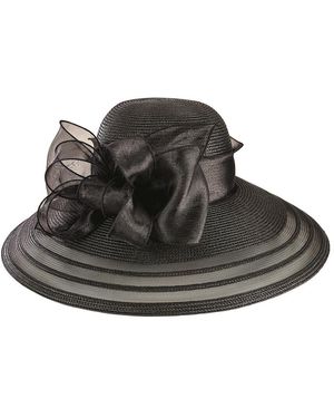 San Diego Hat Poly Dress Hat - Black