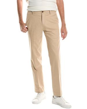 Brooks Brothers Regular Fit Cotton Chino Trousers - Natural