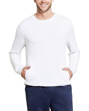 Barefoot Dreams French Terry Pullover - White