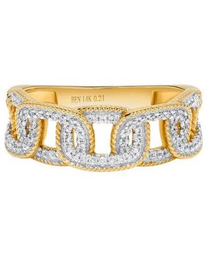 H.J. Namdar 14K 0.21 Ct. Tw. Diamond Pave Ring - White