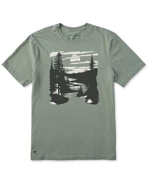 Life Is Good. Crusher T-Shirt - Green