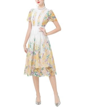 DZA Midi Dress - White