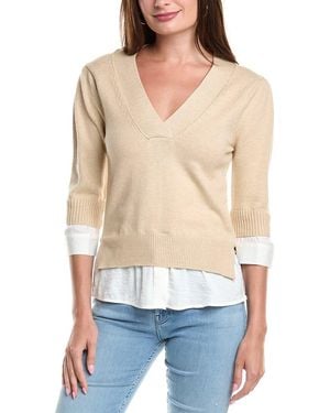 Elan Twofer Jumper - Blue