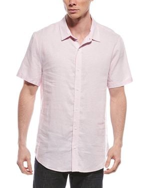 Onia Standard Linen-Blend Shirt - White