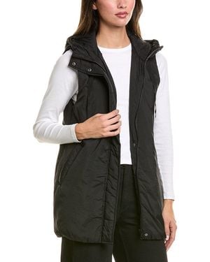 Bernardo Short Vest Coat - Black