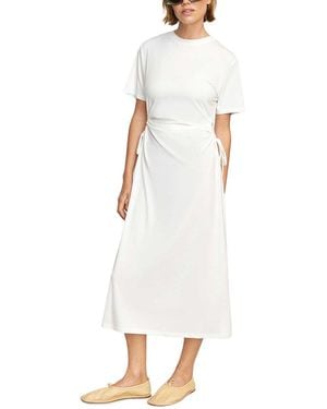 MODERN CITIZEN Bashir Open-Side Jersey Dress - White