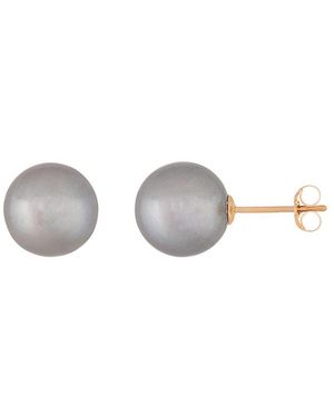 Splendid 14k 8-8.5mm Akoya Pearl Earrings - Multicolour