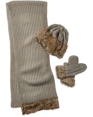 La Fiorentina Muffler Scarf - Gray