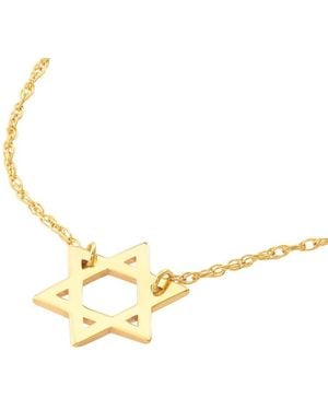 HAWLEY ST 14K Religious Necklace - Metallic