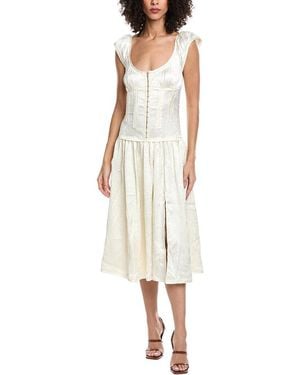 Free People Loveday Midi Dress - White