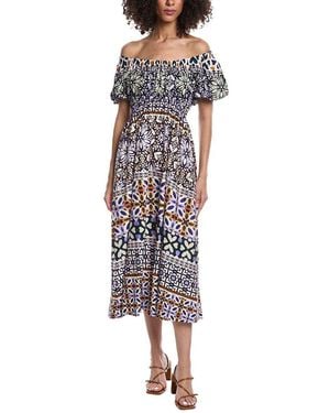 tyler boe Hailey Midi Dress - White