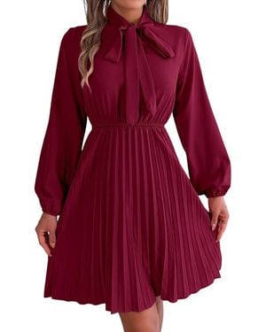 Lily Kim Mini Dress - Red