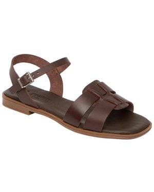 Menina Step Niva Leather Sandal - Brown