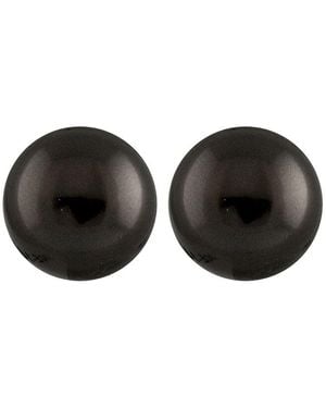 Splendid 14-15Mm Pearl Earrings - Black