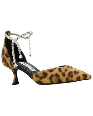 Jimmy Choo Stevie 50 Leather Pump - Metallic