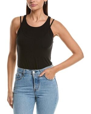 Project Social T Gabbriette Layered Tank - Black