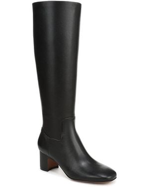 Vince Kellan Tall Leather Boot - Black
