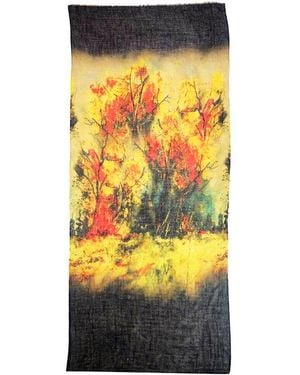 Blue Pacific Artisan Cashmere Scarf - Multicolor
