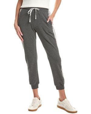 Johnny Was Bee Active Blanket Stitch Jogger Pant - Grey