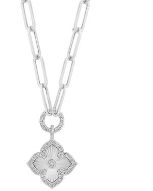 Effy Fine Jewelry 14K 0.29 Ct. Tw. Lab-Grown Diamond Necklace - White