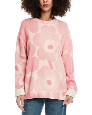 Marimekko Puuteri Unikko Kioski Pullover - Pink