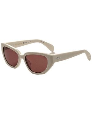 Rag & Bone Rnb1055 54Mm Sunglasses - Natural