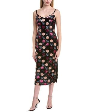 Nicole Miller Midi Dress - Black