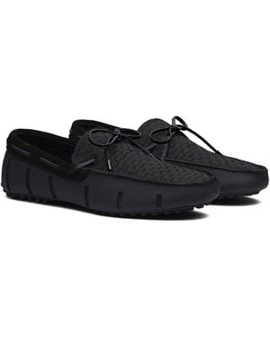 Swims The Woven Driver Loafer - Black