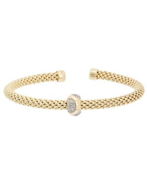 Meshmerise Mesh 0.25 Ct. Tw. Diamond Bangle Bracelet - White