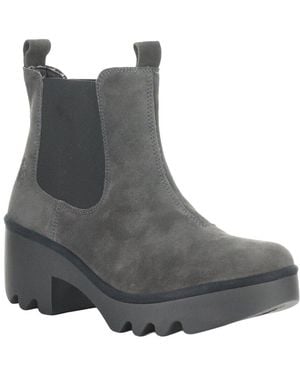 Fly London Trig 5 Suede Boot - Black