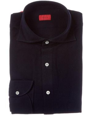 Isaia Jersey Sport Shirt - Blue