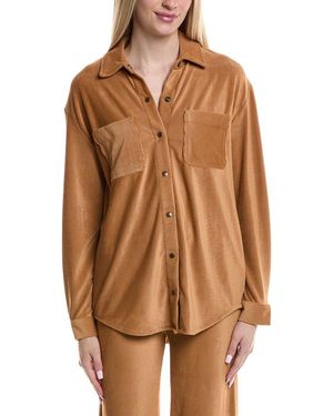 Pj Salvage Winter Corduroy Top - Brown