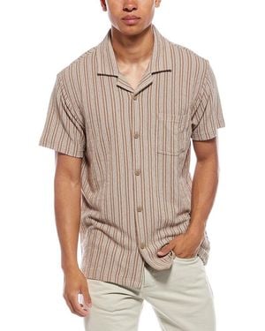 Vintage Summer Novelty Knit Shirt - Grey