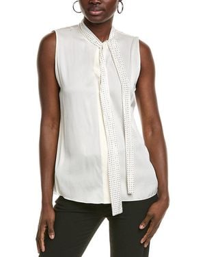 Kobi Halperin Evelyn Silk-blend Blouse - White