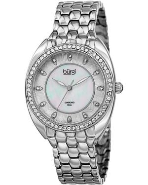 Burgi Burgi Alloy Watch - Gray