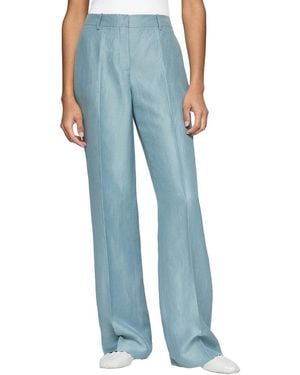 Lafayette 148 New York Gates Full Leg Pant - Blue