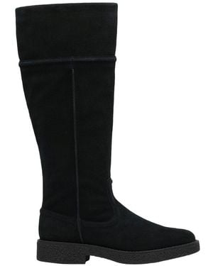 Clarks Nella Hi Suede Boot - Black