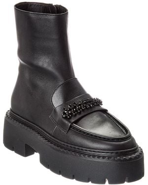 Jimmy Choo Bryer Leather Boot - Black