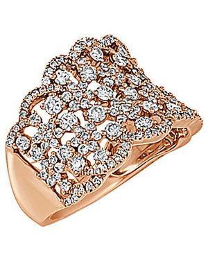Sabrina Designs 14K Rose 1.60 Ct. Tw. Diamond Ring - White
