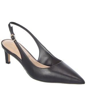 Dune Celinna Leather Slingback Pump - Metallic