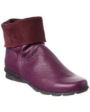Arche Tte Leather Boot - Purple