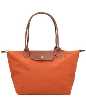 Longchamp Le Pliage Original Medium Canvas Tote - Orange