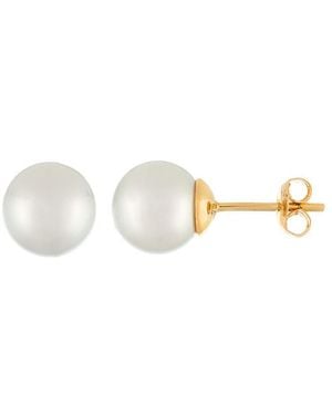 Masako Pearls 14k 8.5-9mm White South Sea Pearl Earrings